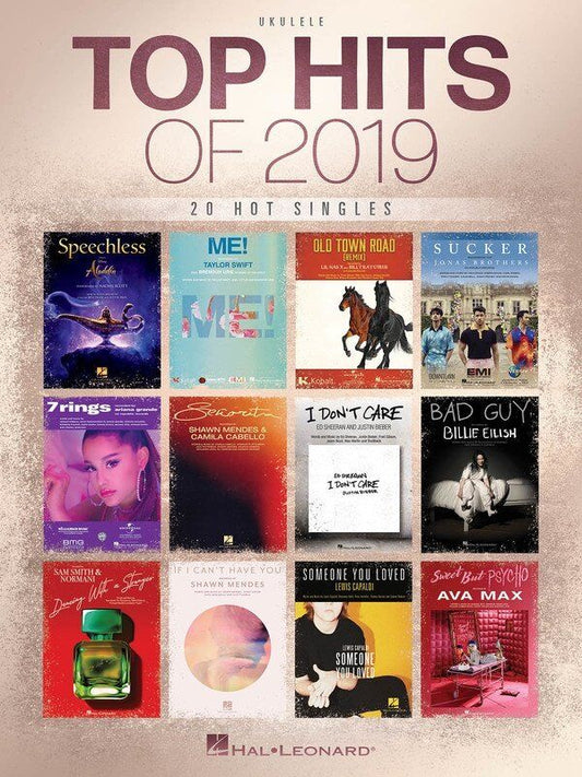 Top Hits of 2019 Ukulele Songbook by Hal Leonard
