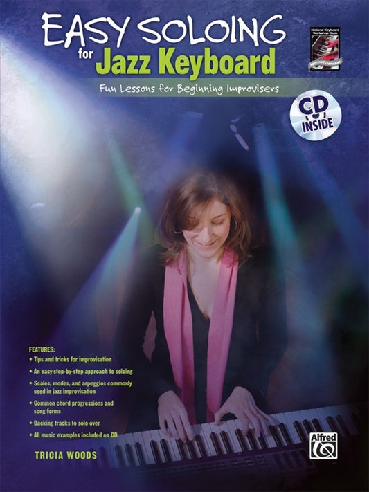 Easy Soloing For Jazz Keyboard Book/CD