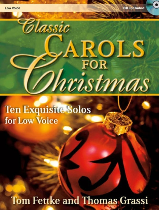 Classic Carols For Christmas Low Book/CD