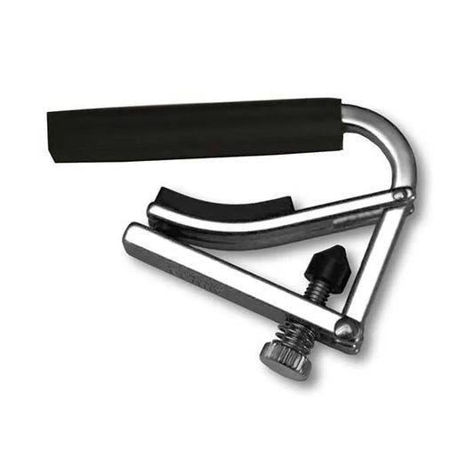 Shubb Classical Lite L2 Capo - Silver, Aluminium, Lightweight for 2.25” Flat Fretboard