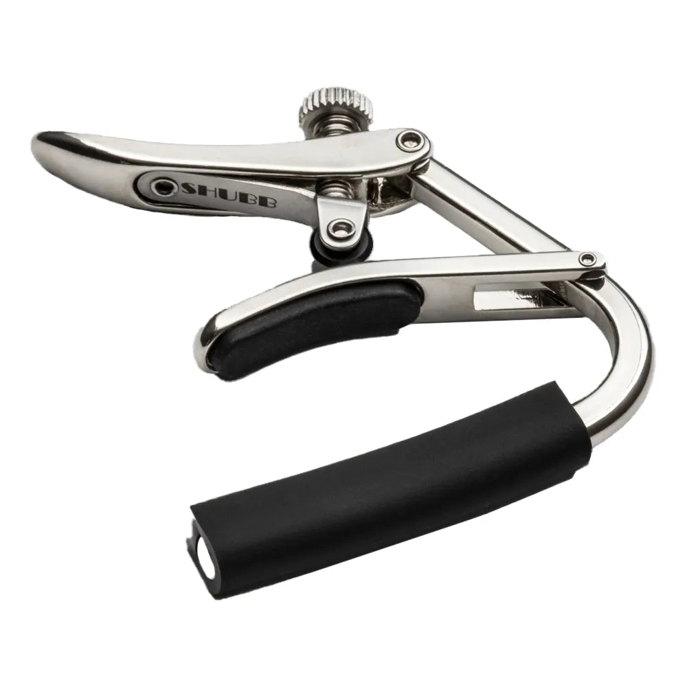 Shubb C4 Electric Guitar Capo for 7.25 Radius - Polished Nickel Finish