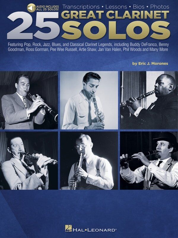 25 Great Clarinet Solos Book with Audio Access