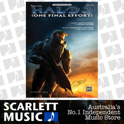 Theme from Halo 3 (One Final Effort) Piano Sheet Music — view 2