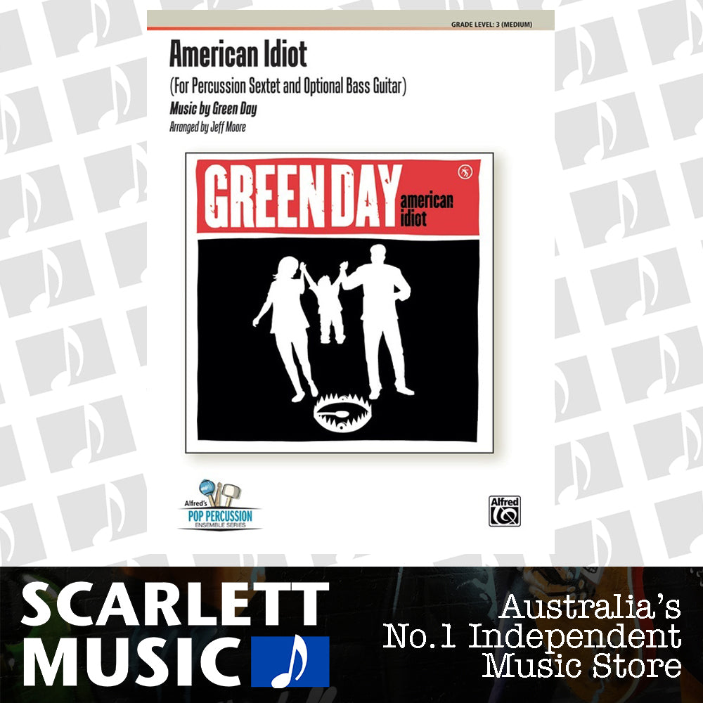 American Idiot Percussion Ensemble Sheet Music — view 2