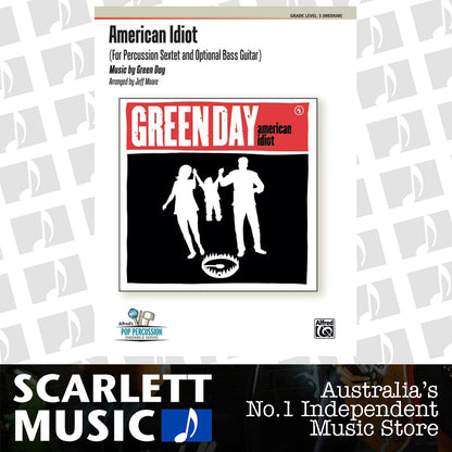 American Idiot Percussion Ensemble Sheet Music — view 2