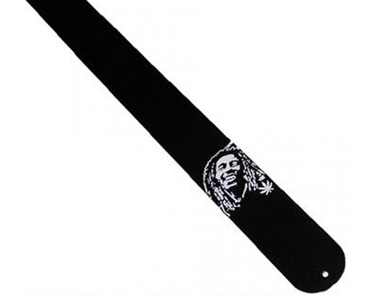 Guitar Strap-Leather Klondyke Black- Main Man
