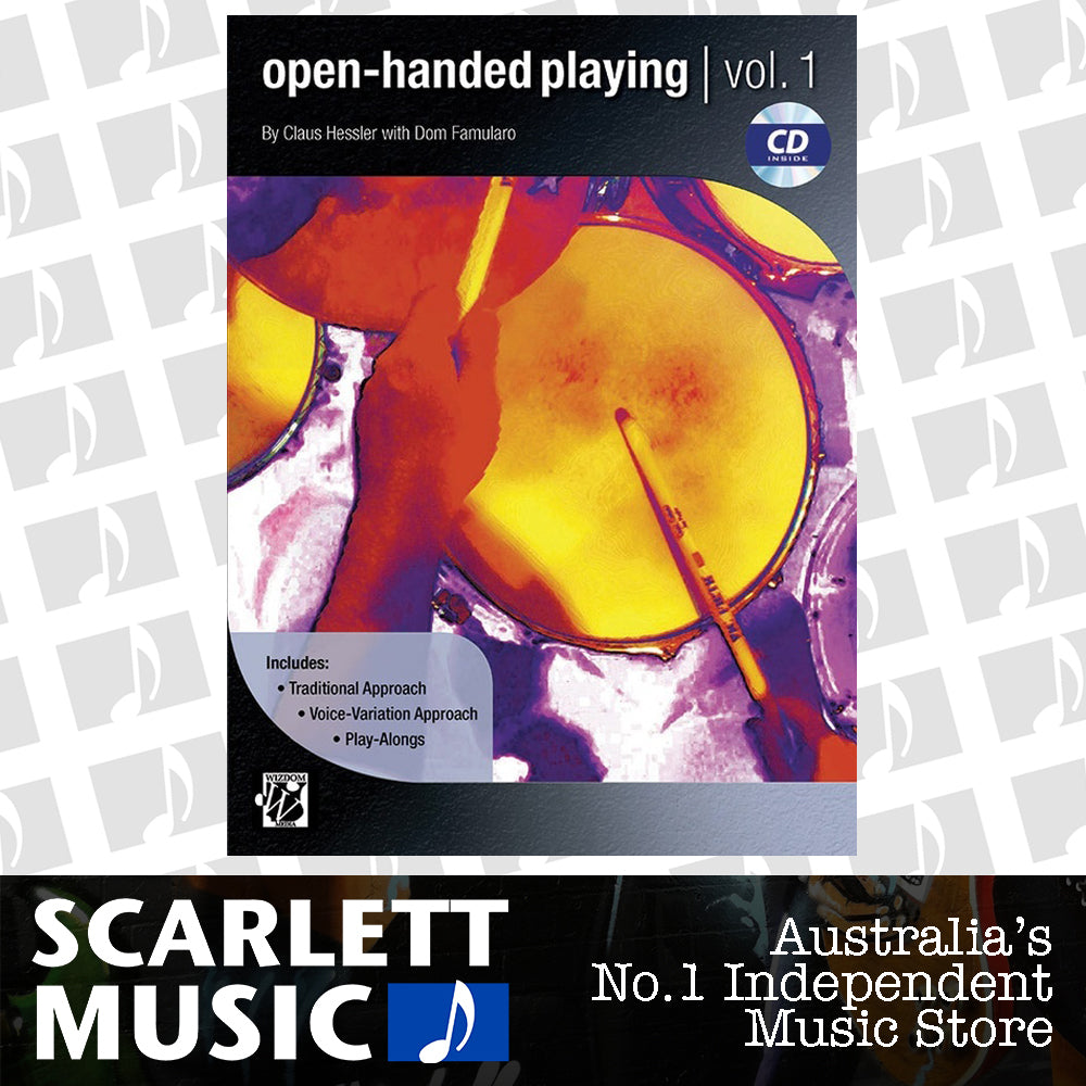 Open Handed Playing Vol 1 (Book & CD) — view 2