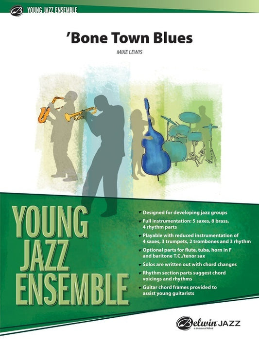 Bone Town Blues Jazz Ensemble Grade 2 Conductor Score
