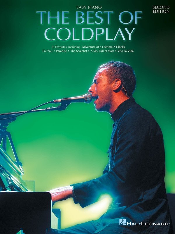The Best of Coldplay for Easy Piano - Second Edition, 104 Pages, Hal Leonard