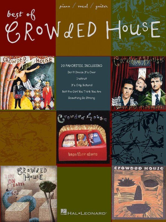 Best of Crowded House Songbook - Piano, Vocal & Guitar, Hal Leonard, 130 Pages, Includes 20 Songs
