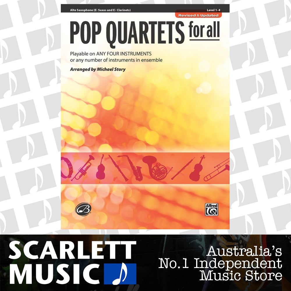 Pop Quartets For All Alto Sax — view 2