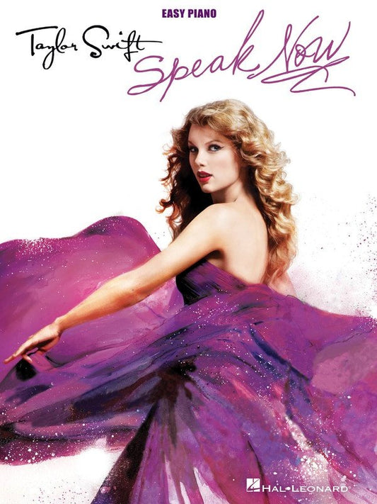 Taylor Swift: Speak Now — Easy Piano & Vocal (Hal Leonard)