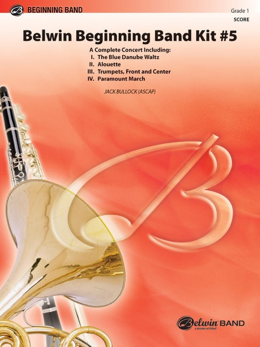 Belwin Beginning Band Kit No 5 Concert Band Sheet Music Grade 1 Score
