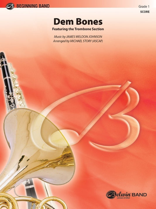 Dem Bones Concert Band Gr 1 Conductor Score