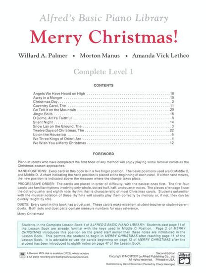 ABPL Merry Christmas! Piano Sheet Music Book 1 — view 2
