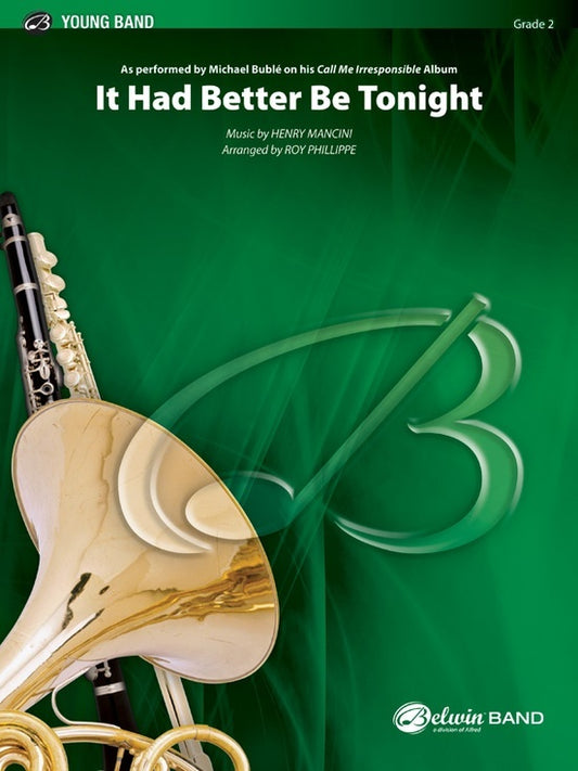 It Had Better Be Tonight Concert Band Gr 2