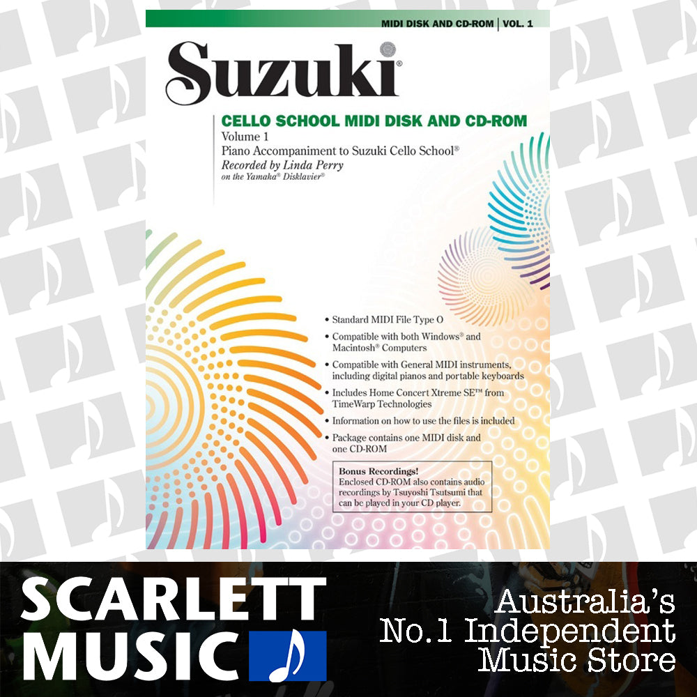 Suzuki Cello School Volume 1 Midi CD Piano Accomp — view 2