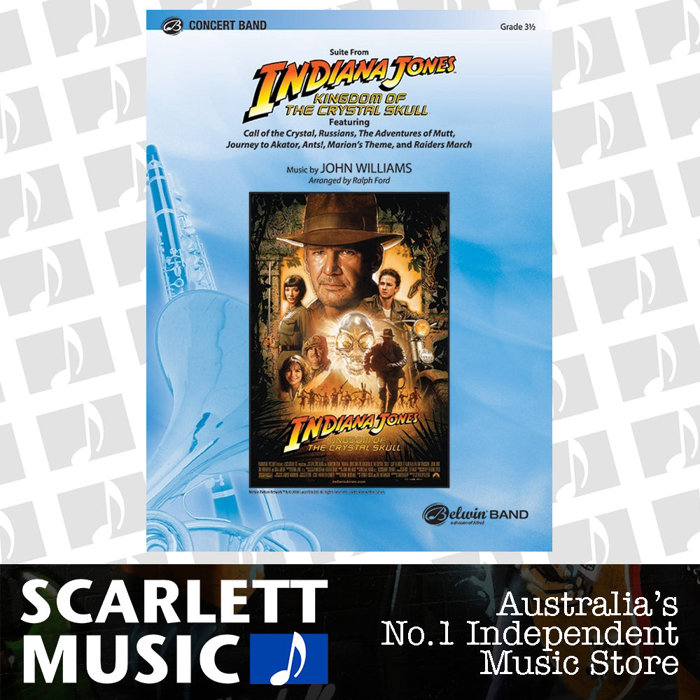 Suite from Indiana Jones Crystal Skull Concert Band Sheet Music Grade 3.5 — view 2