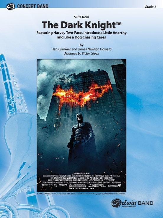 Suite from the Dark Knight Concert Band Sheet Music Grade 3