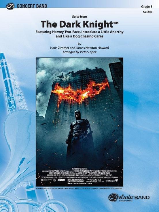 Suite from the Dark Knight Concert Band Grade 3 Conductor Score