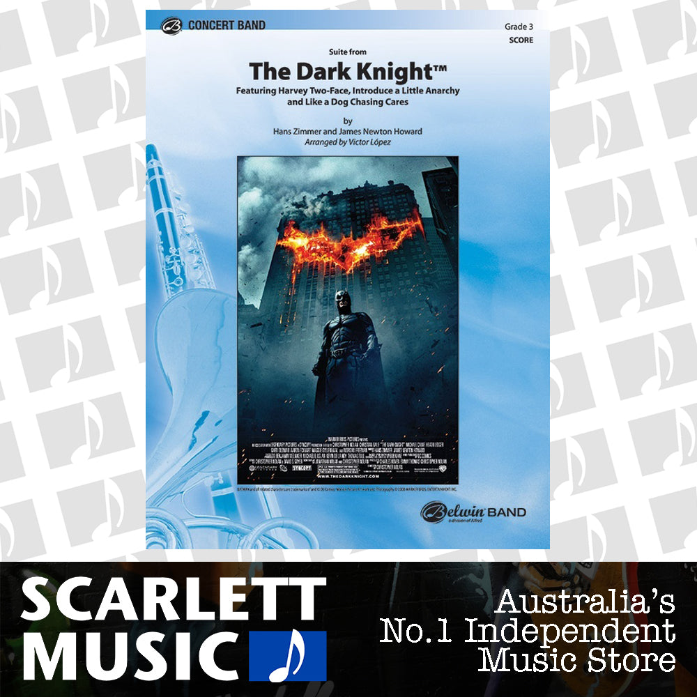 Suite from the Dark Knight Concert Band Grade 3 Conductor Score — view 2