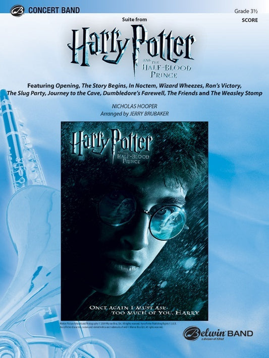 Suite Harry Potter Half-Blood Concert Band Grade 3.5 Score