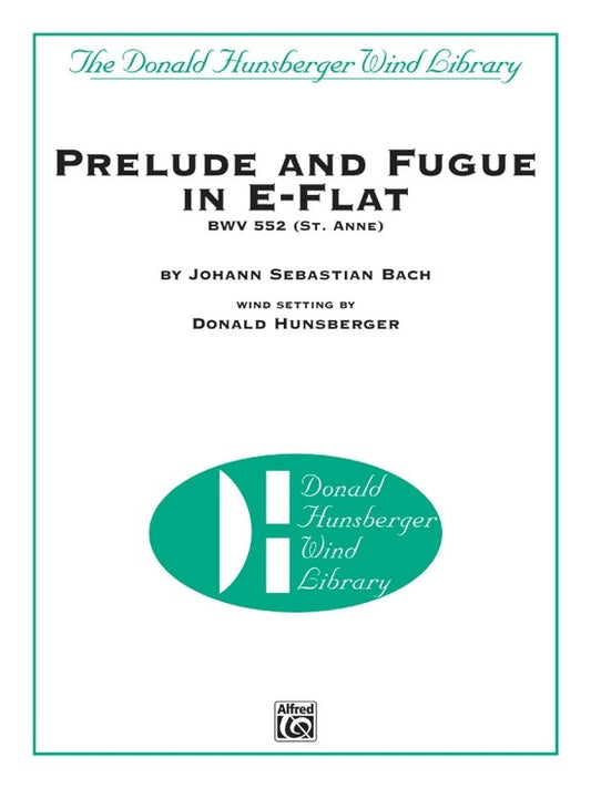 Prelude And Fugue In E Flat BWV 552 Concert Band Gr 4