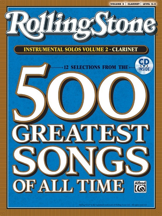 Rolling Stone Instrumental Solos 2 Clarinet Book/CD