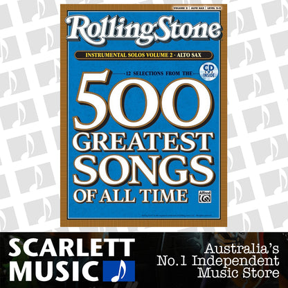 Rolling Stone Instrumental Solos 2 Asax Book/CD — view 2