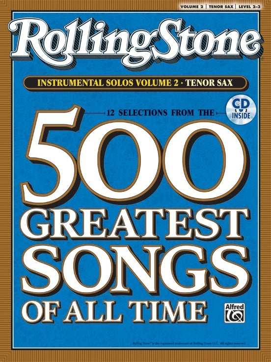 Rolling Stone Instrumental Solos 2 TSax Book/CD