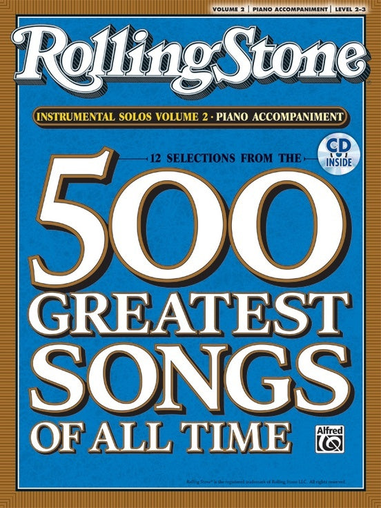 Rolling Stone Instrumental Solos 2 Piano Acc Book/CD