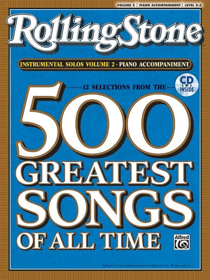 Rolling Stone Instrumental Solos 2 Piano Acc Book/CD