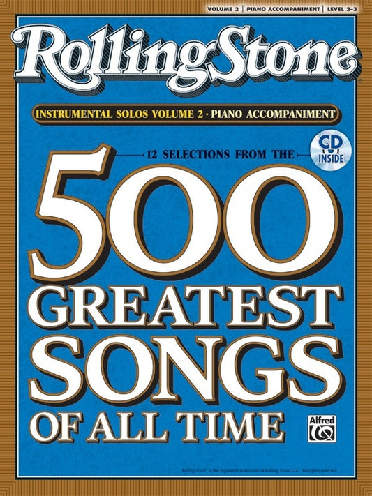 Rolling Stone Instrumental Solos 2 Piano Acc Book/CD