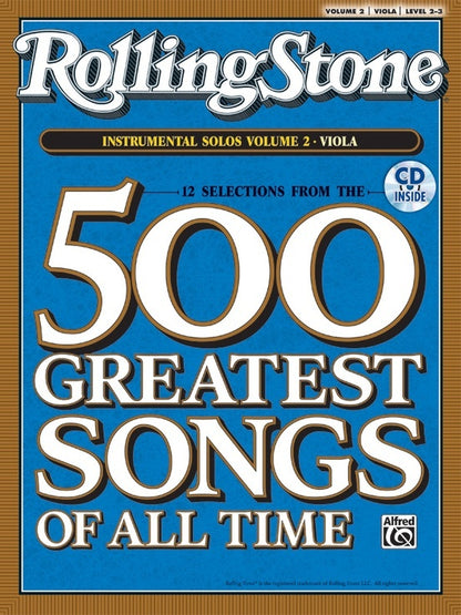 Rolling Stone Instrumental Solos 2 Viola Book/CD