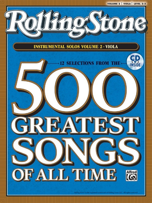 Rolling Stone Instrumental Solos 2 Viola Book/CD