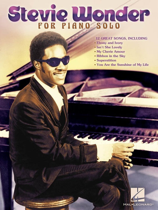 Stevie Wonder for Piano Solo — Piano Solo Personality Series (Hal Leonard)