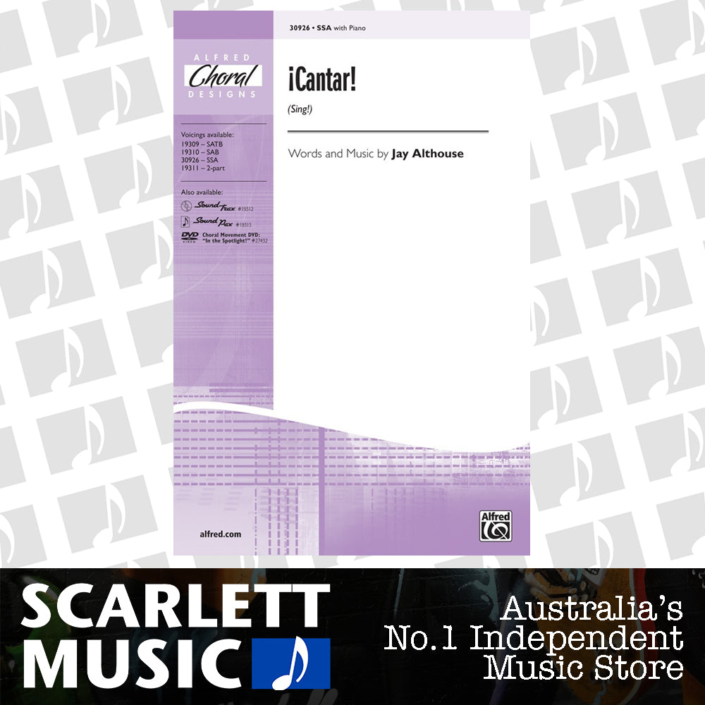 Cantar (Sing) SSA Choral Sheet Music — view 2