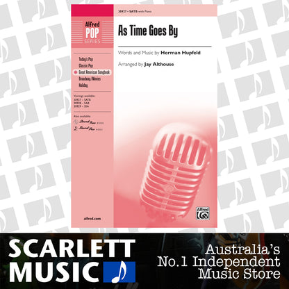 As Time Goes By SATB Choral Sheet Music — view 2