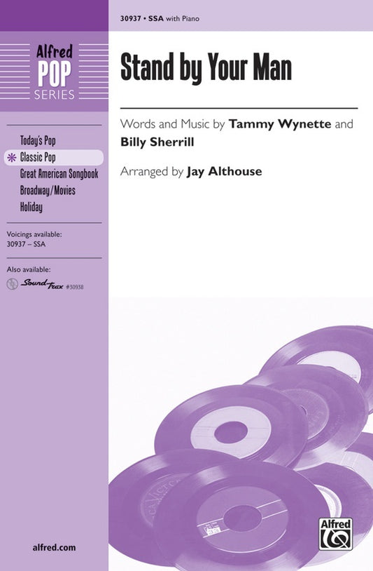 Stand By Your Man SSA Choral Sheet Music