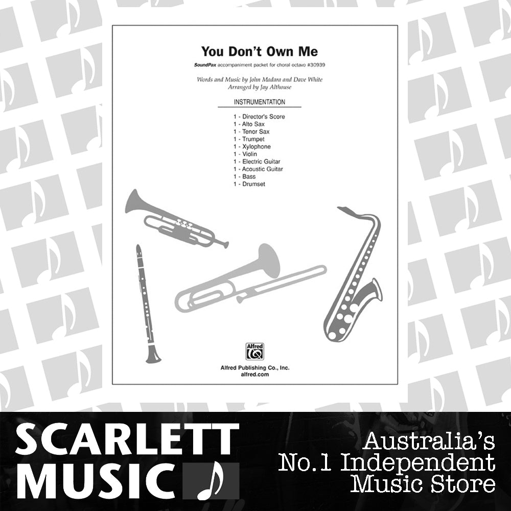 You Don't Own Me S/PAX Choral Sheet Music — view 2