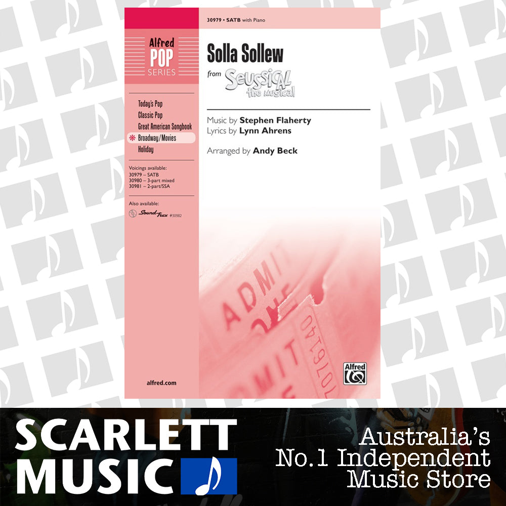 Solla Sollew from Seussical the Musical SATB Choral Sheet Music — view 2