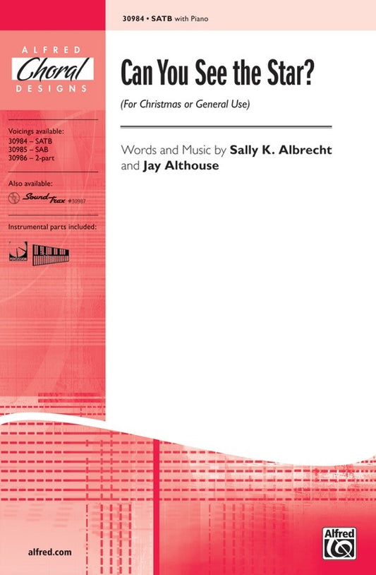 Can You See the Star? SATB Choral Sheet Music