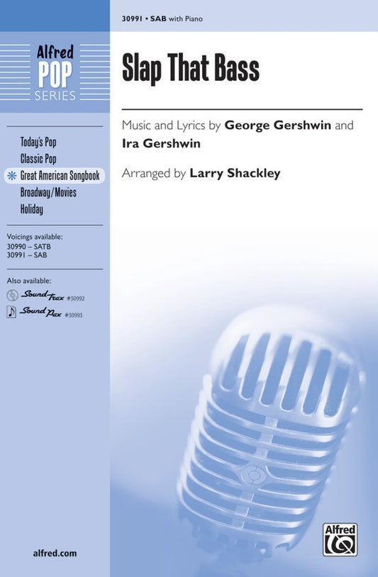 Slap That Bass SAB Choral Sheet Music