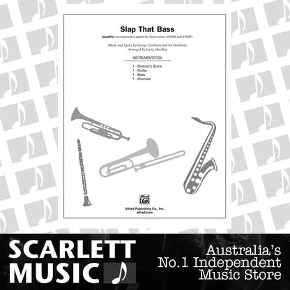 Slap That Bass Sheet Music — view 2