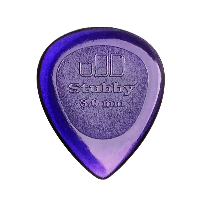 Jim Dunlop 3.00mm Stubby Pick  (Single) — view 2