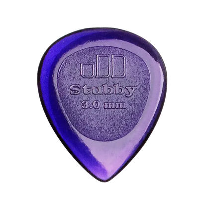 Jim Dunlop 3.00mm Stubby Pick  (Single) — view 2