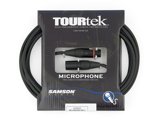 TourTek : TourTek 20' XLR to XLR Microphone Cable (6.10m)
