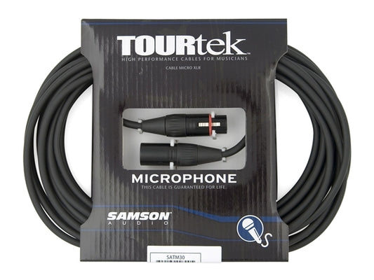 TourTek : TourTek 30' XLR to XLR Microphone Cable (9.2m)