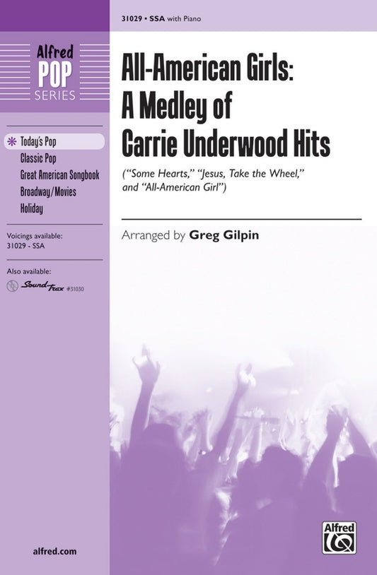 All American Girls SSA Medley Choral Sheet Music Carrie Underwood
