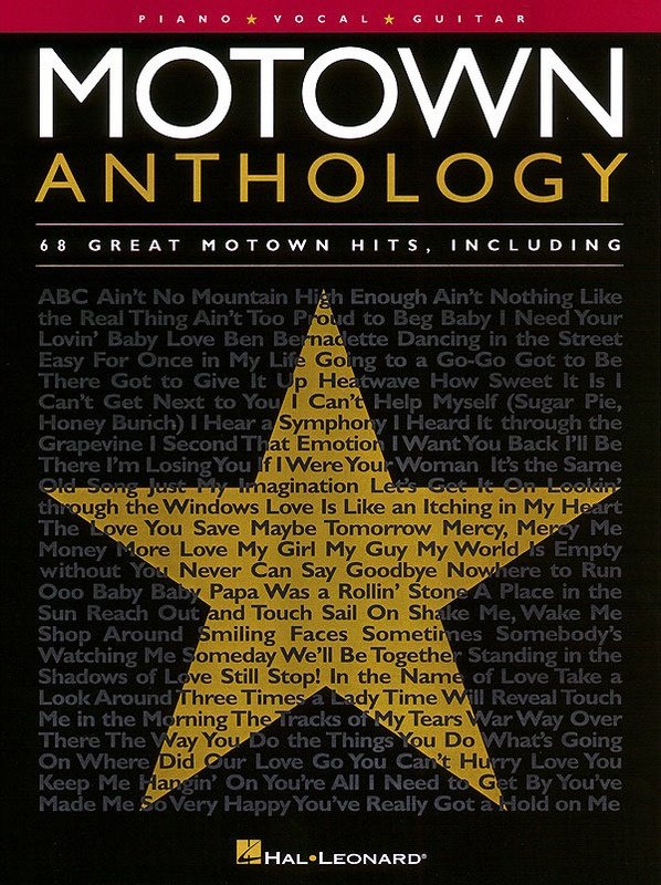 Motown Anthology — Piano/Vocal/Guitar (Hal Leonard)